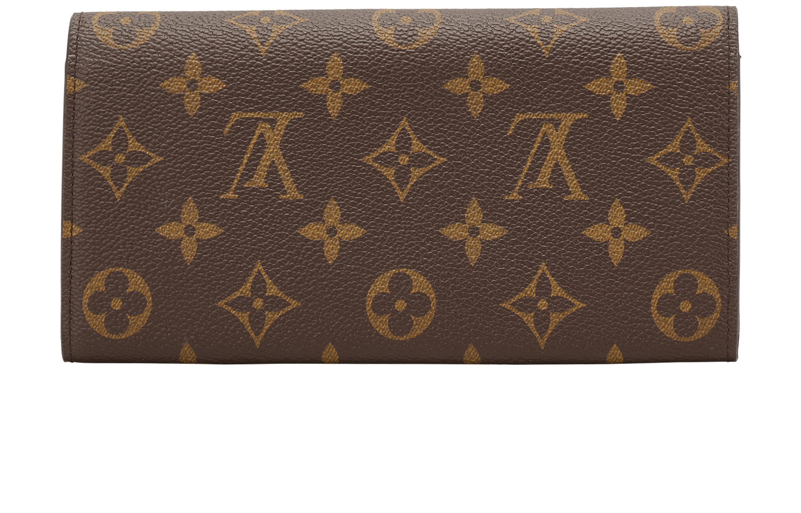 Louis Vuitton Emilie Wallet, &pound;275, Accessories, Brown, Coated Canvas, Back view